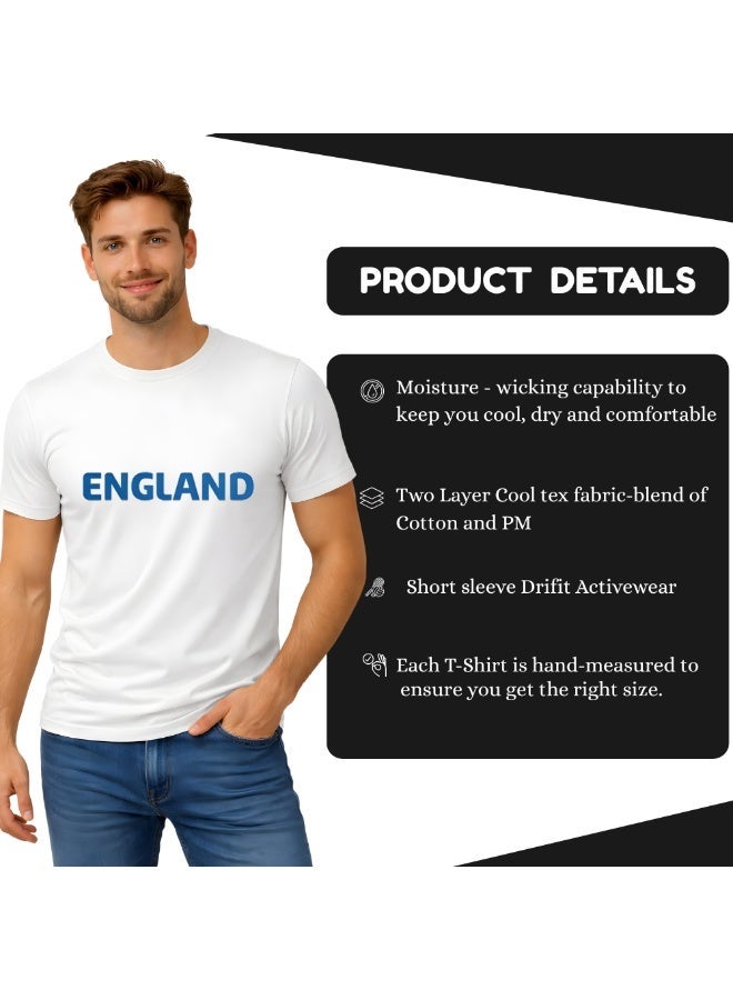 PRINTSHOP4ME England Unisex Sports Dry-Fit Jersey - Perfect for England Sports Fans - Comfortable and Stylish England Jersey for Adults - Image 5